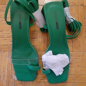 Brand New Fashion Nova Strappy Sandals-7